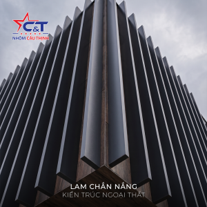Ứng dụng Lam Chắn Nắng sử dụng nhôm hộp