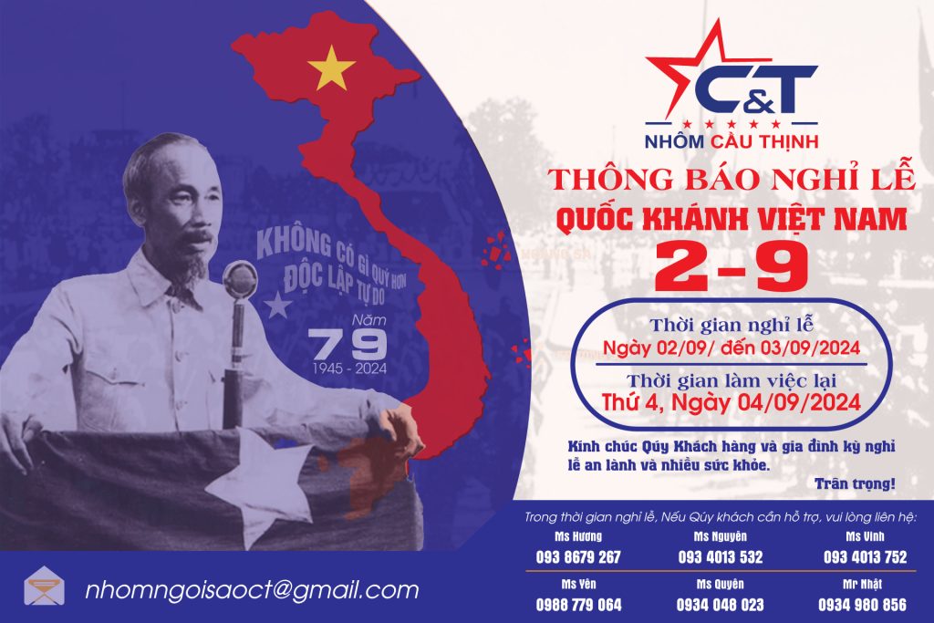 Nghỉ lễ Quốc Khánh 2-9