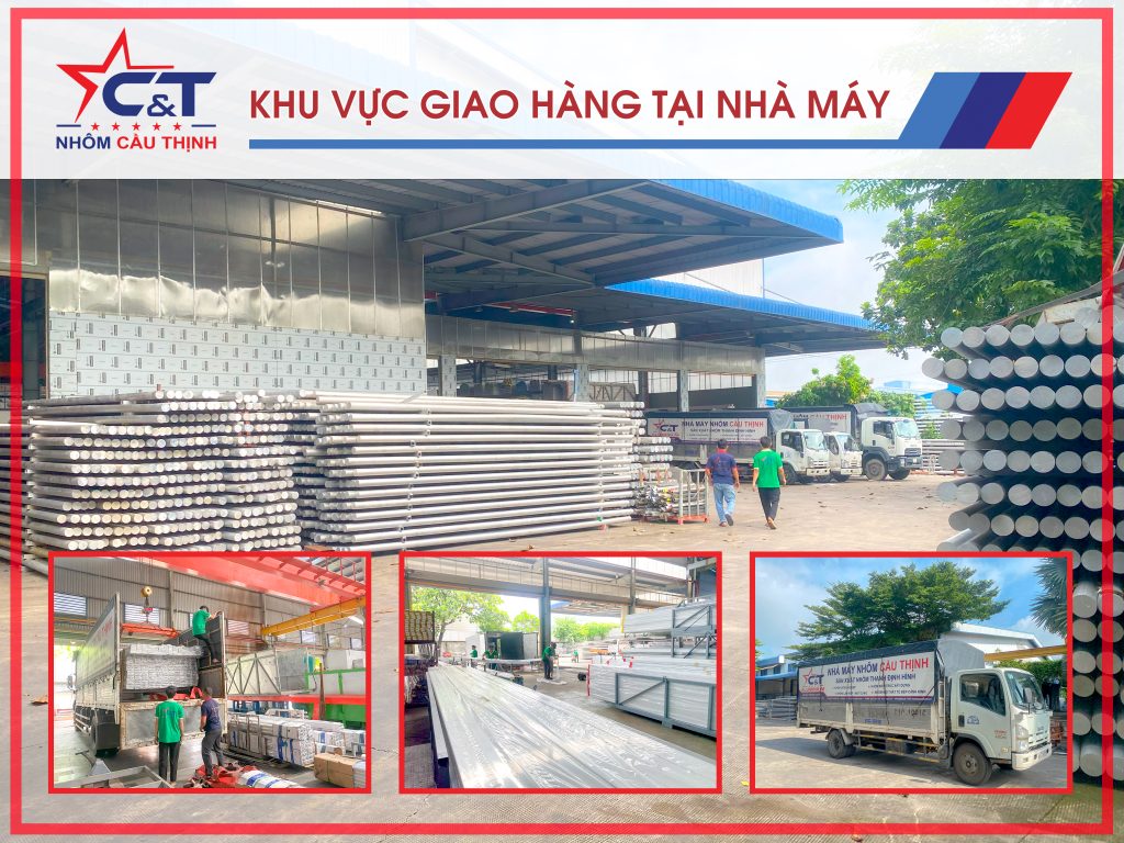 Khu vực xuất hàng tại nhà máy