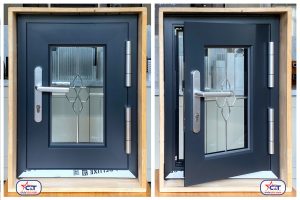 Hình ảnh Nhôm CASA DELUXE màu xám bóng ánh kim tại Nhôm Cầu Thịnh