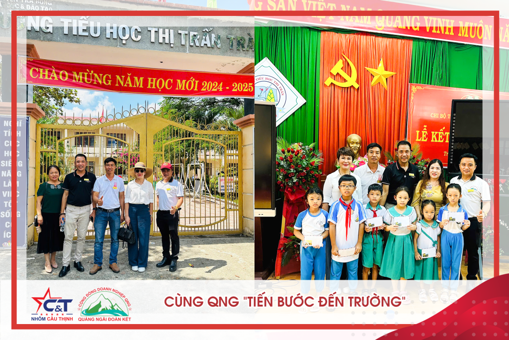 CÙNG QNG “TIẾN BƯỚC ĐẾN TRƯỜNG”