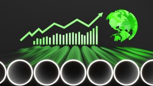 Hình ảnh biến động giá nhôm. Tổng thể tăng giá nhôm