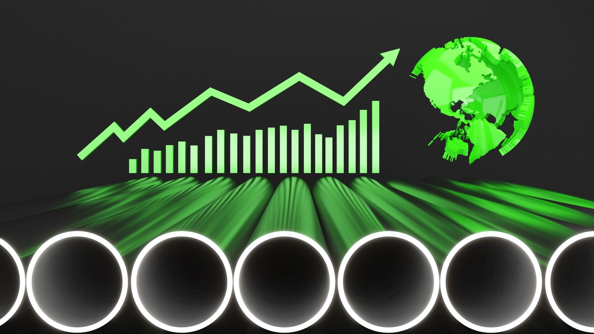 Hình ảnh biến động giá nhôm. Tổng thể tăng giá nhôm