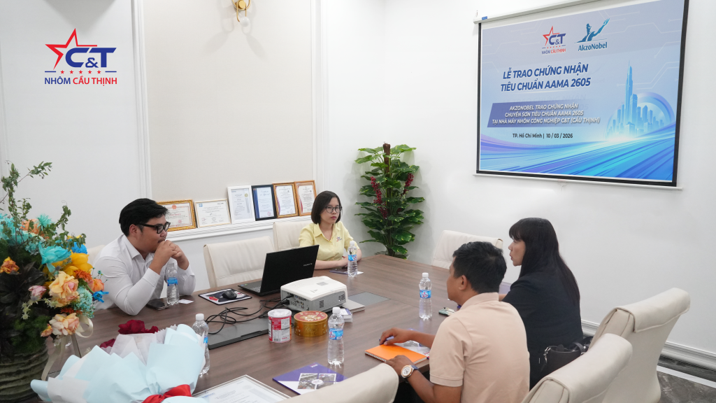 Buổi làm việc và trao đổi giữa AkzoNobel và Nhôm Cầu Thịnh về tiêu chuẩn sơn AAMA 2605