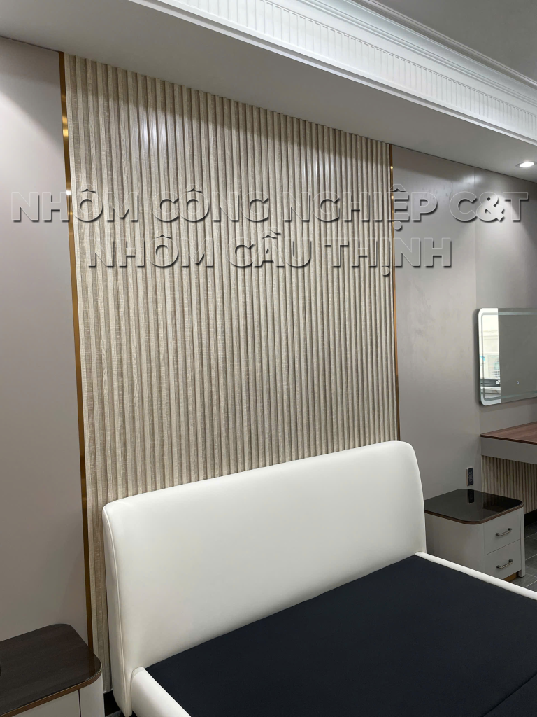 Hình ảnh Công dụng của Mái Lợp Nhôm làm vách ốp tường đầu giường